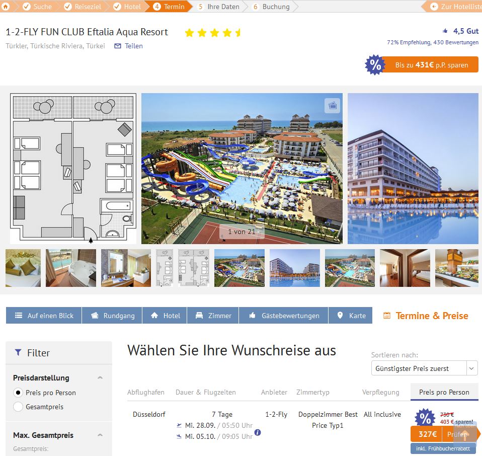 komm ins Eftalia Aqua Resort