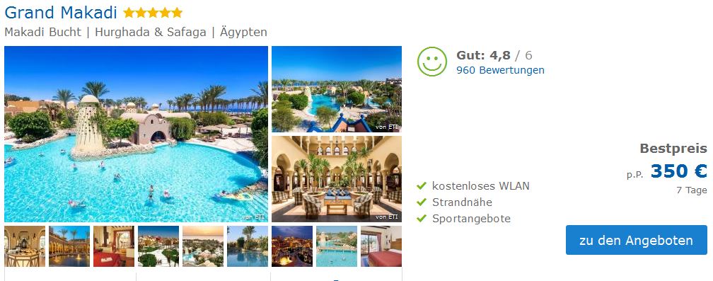 Grand Makadi - tolles Hotel in Ägypten