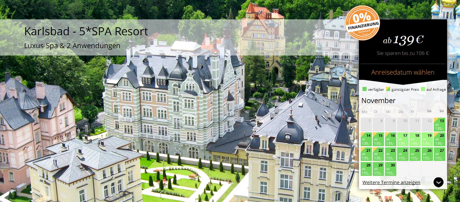 Luxury Spa Resort Savoy Westend Screenshot