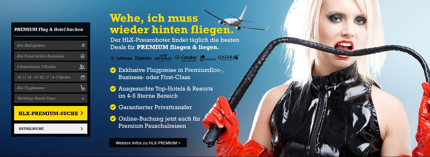 PremiumEco-, Business- und First Class