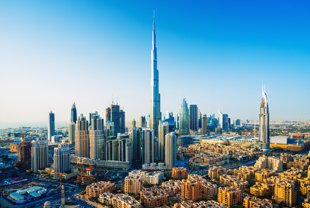 Amazing,View,On,Dubai,Downtown,Skyscrapers,,Dubai,,United,Arab,Emirates