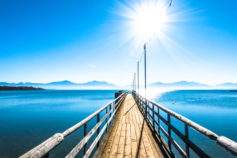 Scenery,At,Lake,Chiemsee,-,Bavaria,-,Germany
