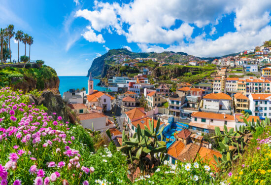 Cityscape,Panorama,Of,Camara,De,Lobos,,Madeira,Island,,Portugal