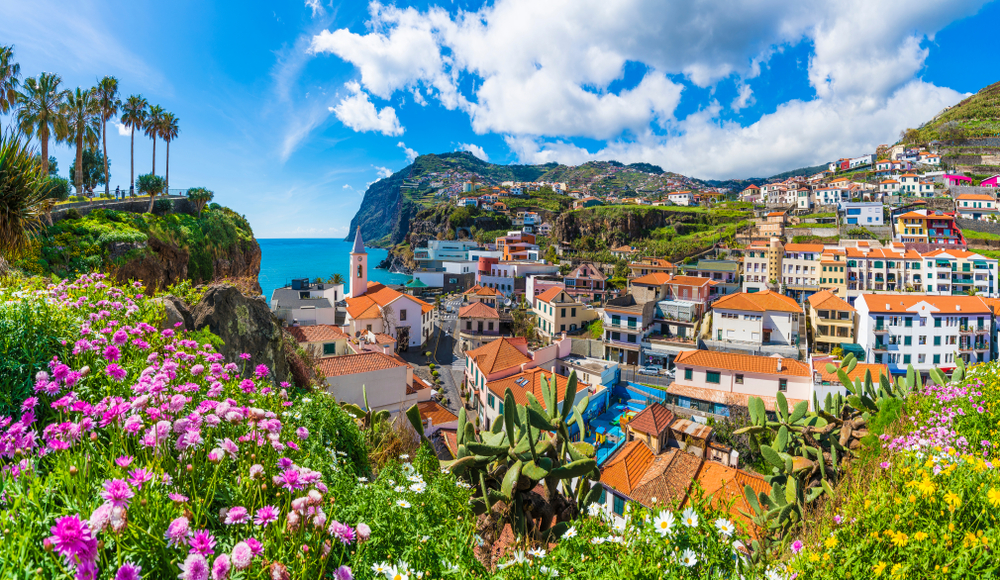 Cityscape,Panorama,Of,Camara,De,Lobos,,Madeira,Island,,Portugal