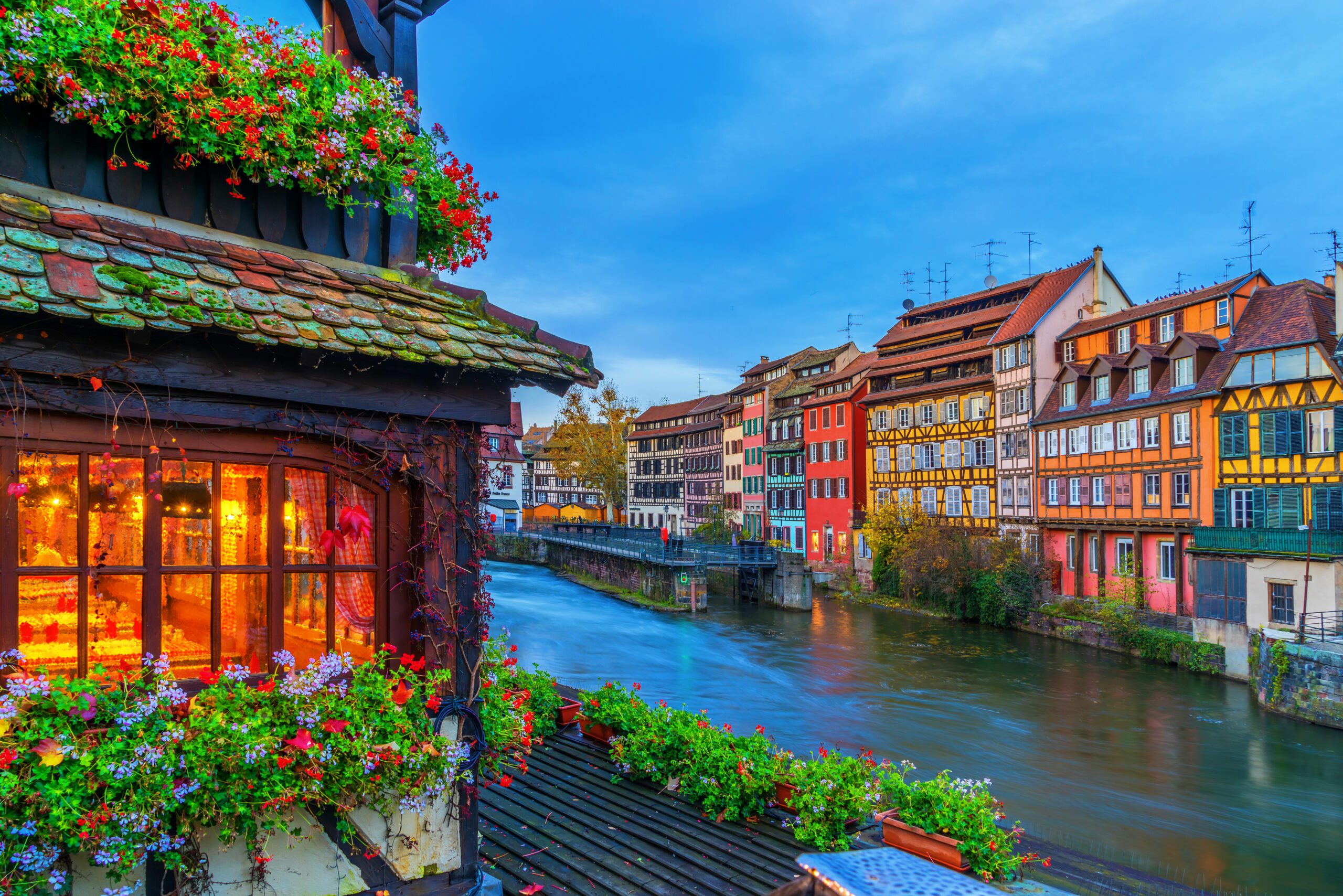 Strasbourg,Alsace,France.,Traditional,Half,Timbered,Houses,Of,Petite,France.